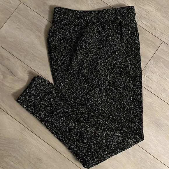 Black Pull On Lounge Pant, Size L - Picture 3 of 8